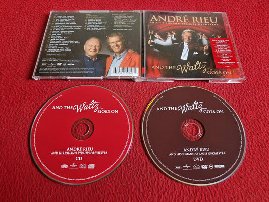 ANDRE RIEU AND HIS JOHANN STRAUSS ORCHESTRA ANT THE WALTZ GOES ON CD