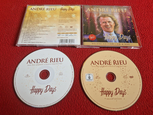 ANDRE RIEU AND HIS JOHANN STRAUSS ORCHESTRA HAPPY DAYS DELUXE EDITION CD / DVD