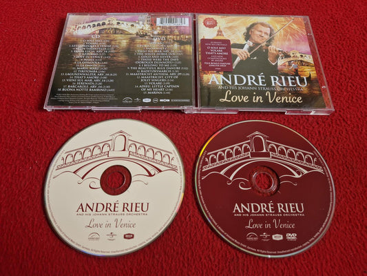 ANDRE RIEU AND HIS JOHANN STRAUSS ORCHESTRA LOVE IN VENICE CD / DVD
