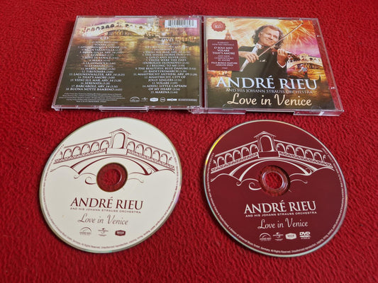 ANDRE RIEU AND HIS JOHANN STRAUSS ORCHESTRA LOVE IN VENICE CD / DVD