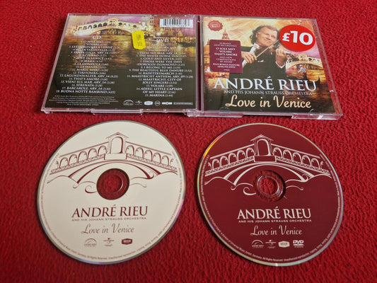 ANDRE RIEU AND HIS JOHANN STRAUSS ORCHESTRA LOVE IN VENICE CD / DVD
