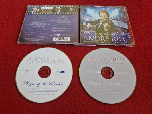 ANDRE RIEU AND HIS JOHANN STRAUSS ORCHESTRA MAGIC AT THE MOVIES CD / DVD