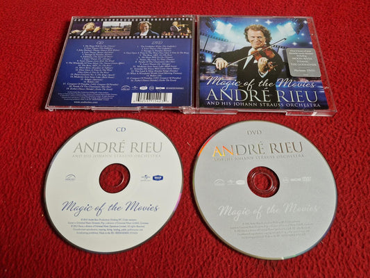 ANDRE RIEU AND HIS JOHANN STRAUSS ORCHESTRA MAGIC OF THE MOVIES CD / DVD