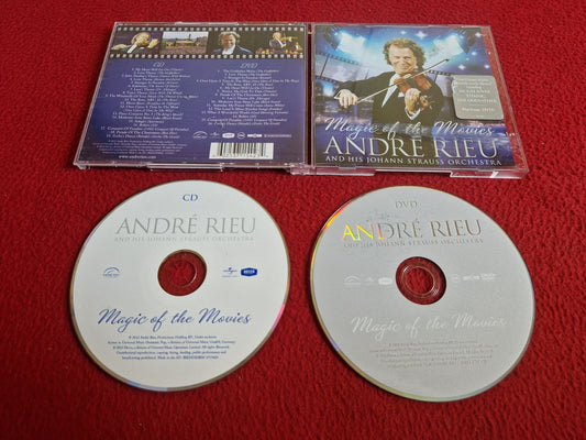 ANDRE RIEU AND HIS JOHANN STRAUSS ORCHESTRA MAGIC OF THE MOVIES CD / DVD