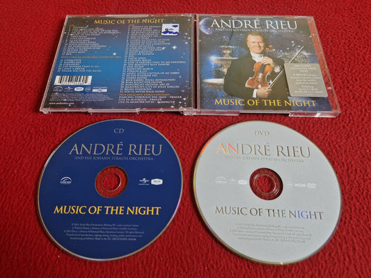 ANDRE RIEU AND HIS JOHANN STRAUSS ORCHESTRA MUSIC OF THE NIGHT CD / DVD