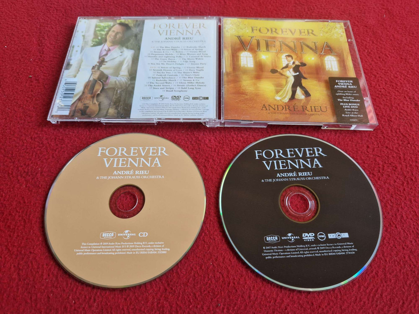 ANDRE RIEU FOREVER VIENNA CD / DVD