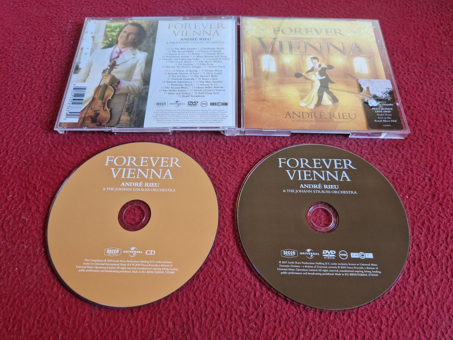 ANDRE RIEU FOREVER VIENNA CD / DVD
