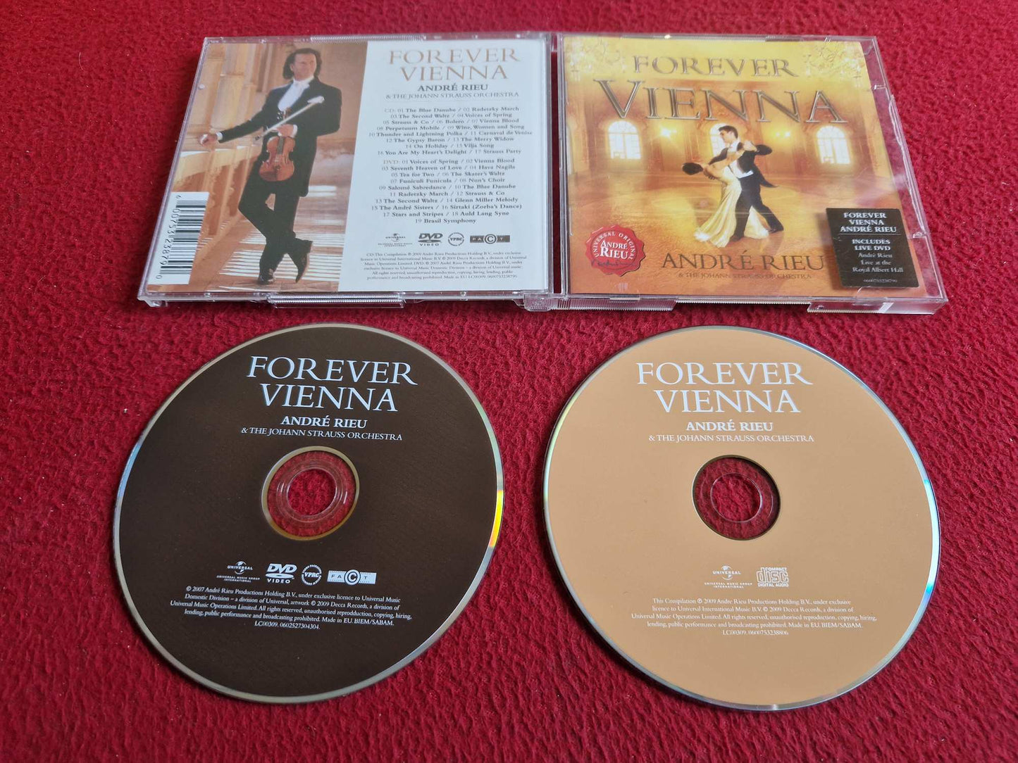 ANDRE RIEU FOREVER VIENNA CD / DVD