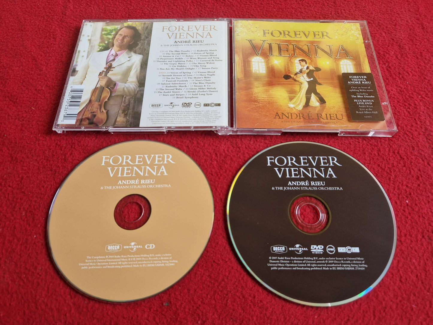 ANDRE RIEU FOREVER VIENNA CD / DVD