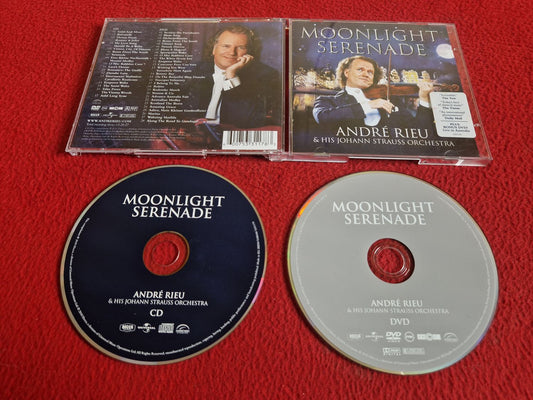 ANDRE RIEU & HIS JOHANN STRAUSS ORCHESTRA MOONLIGHT SERENADE CD / DVD