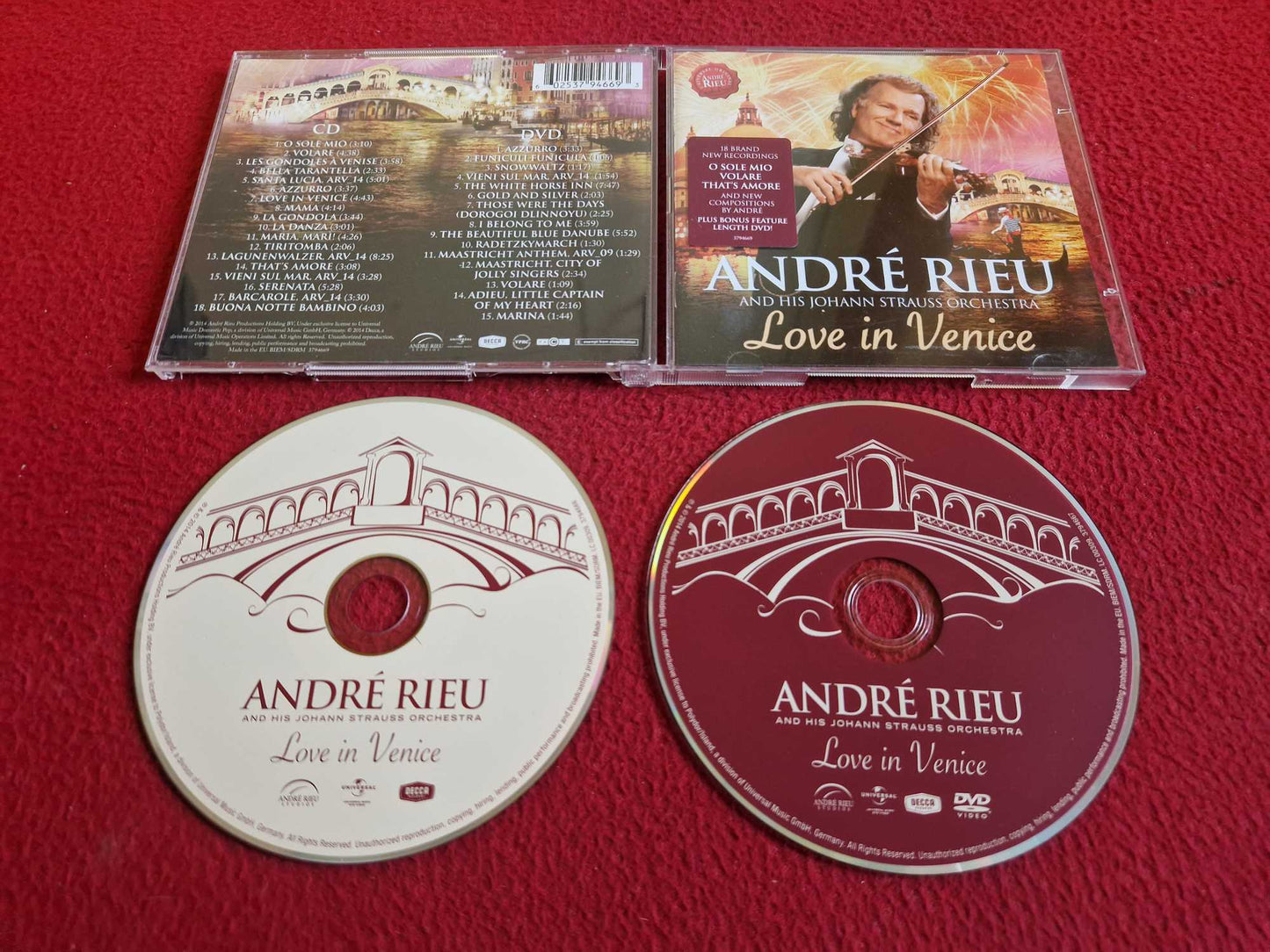 ANDRE RIEU LOVE IN VENICE CD / DVD