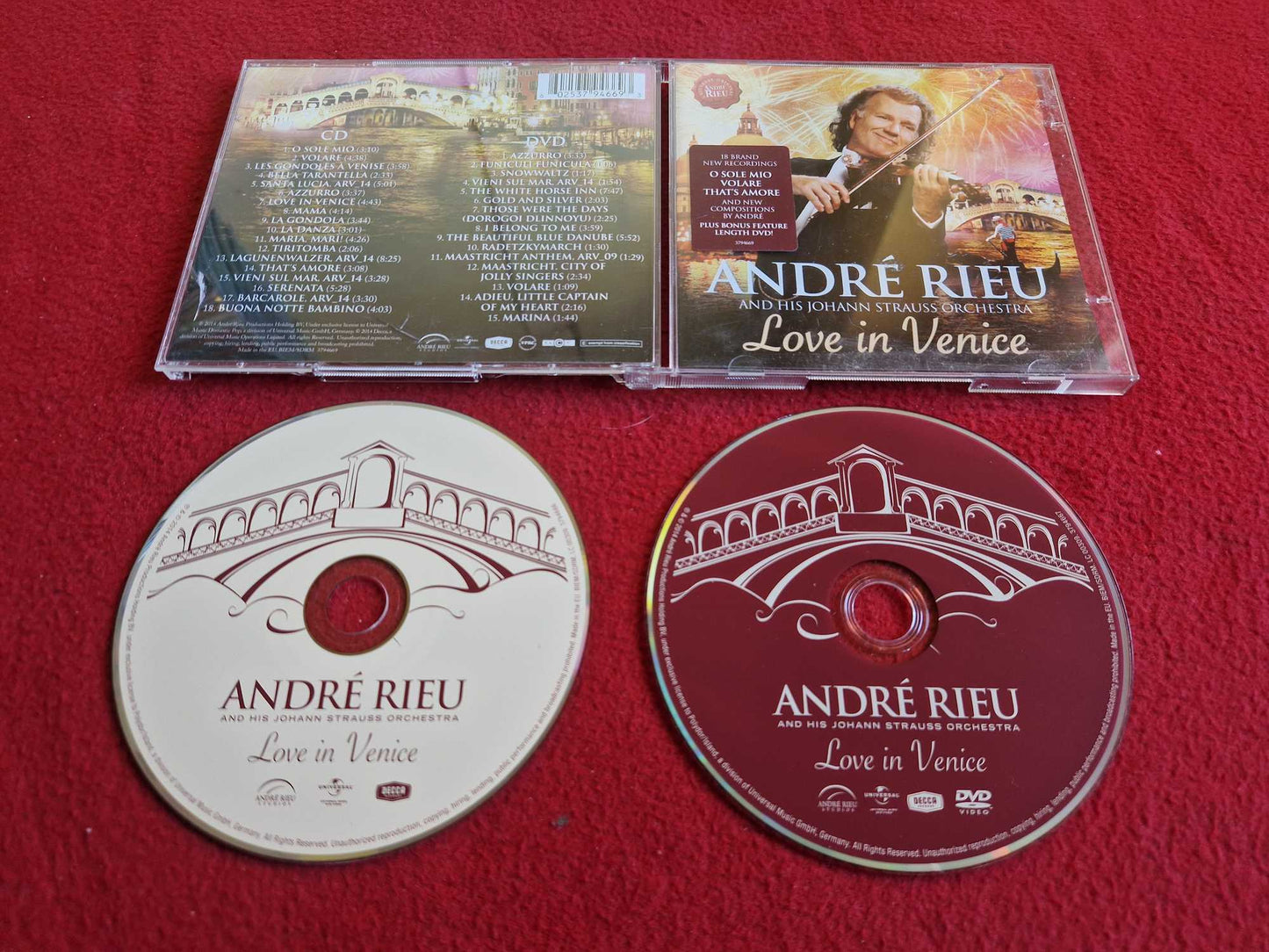 ANDRE RIEU LOVE IN VENICE CD / DVD