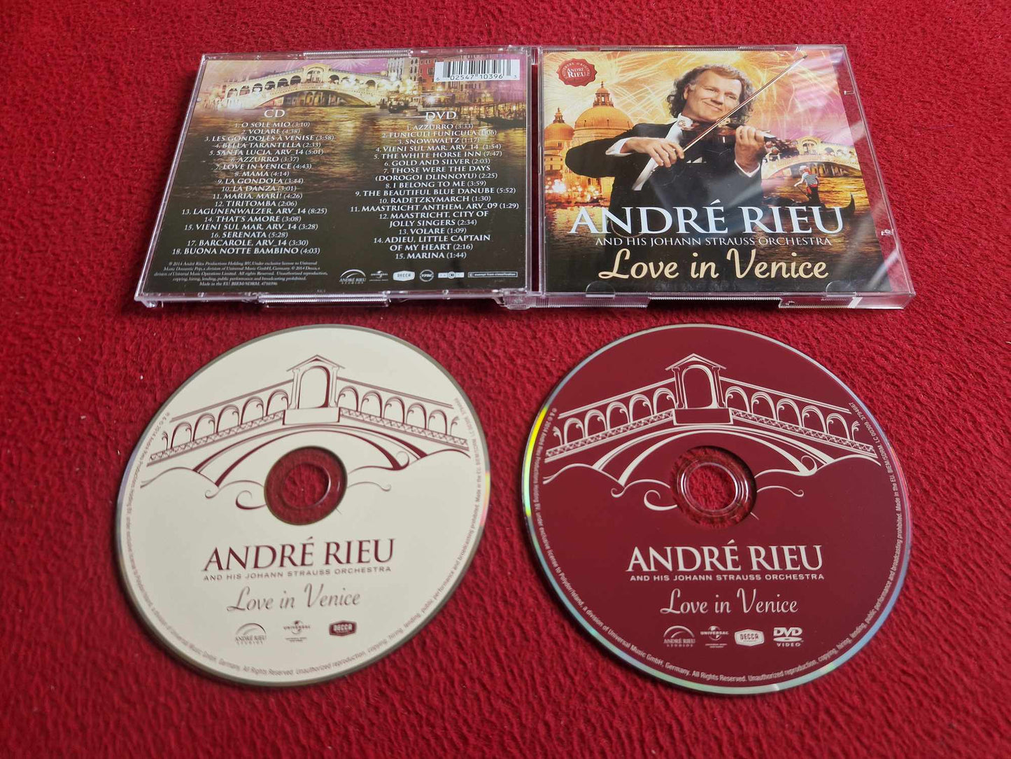 ANDRE RIEU LOVE IN VENICE CD / DVD