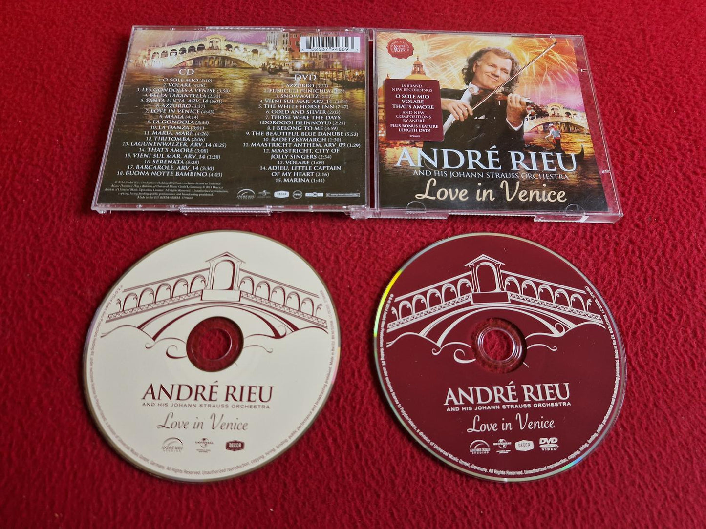 ANDRE RIEU LOVE IN VENICE CD