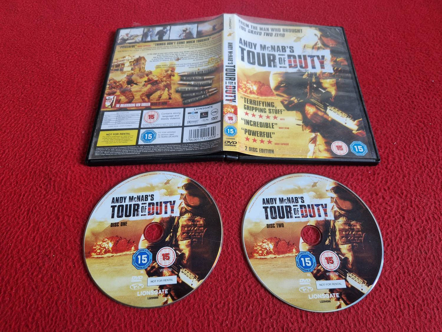 ANDY MCNAB'S TOUR OF DUTY DVD