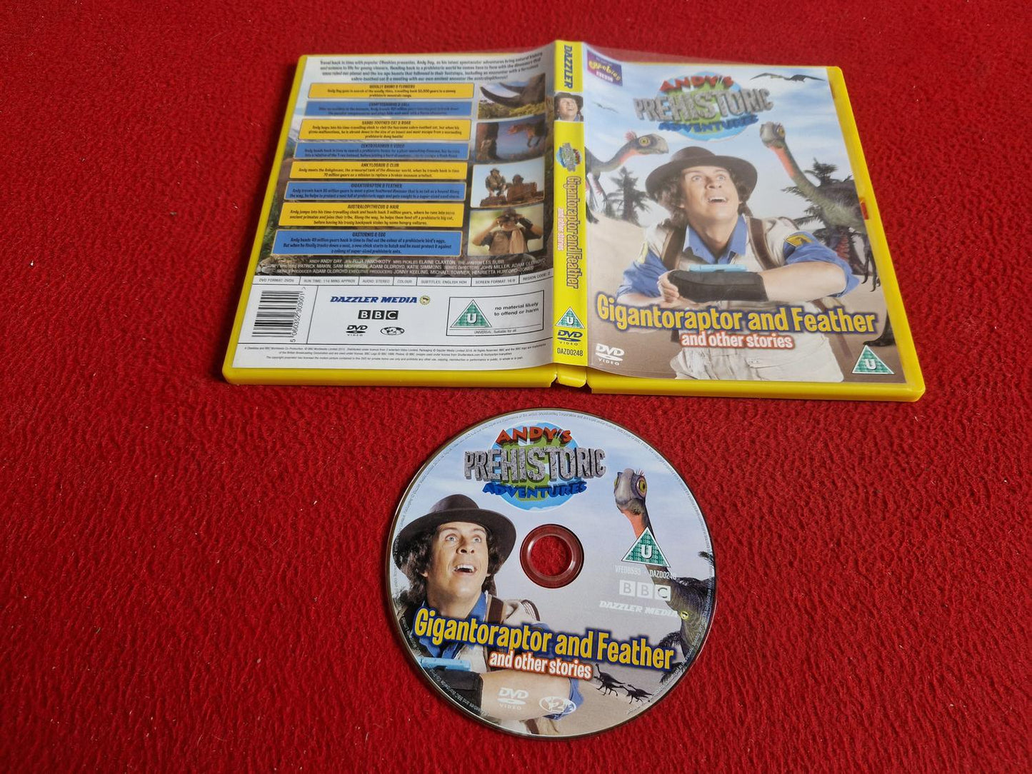 ANDY'S PREHISTORIC ADVENTURES GIGANTORAPTOR AND FEATHER AND OTHER STORIES DVD