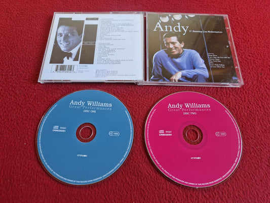 ANDY WILLIAMS 31 STUNNING LIVE PERFORMANCES CD