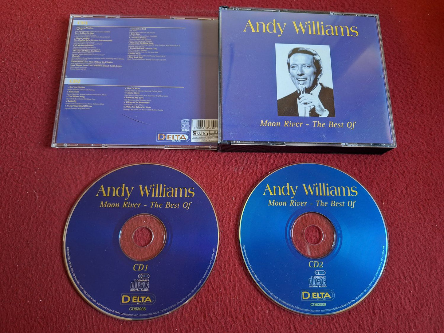 ANDY WILLIAMS MOON RIVER / THE BEST OF CD BOX
