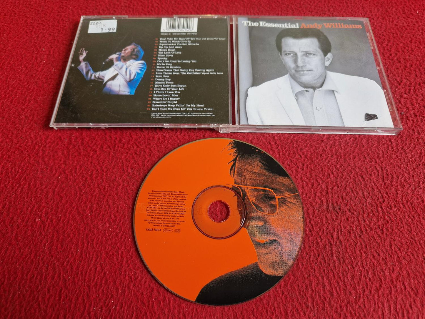 ANDY WILLIAMS THE ESSENTIAL CD