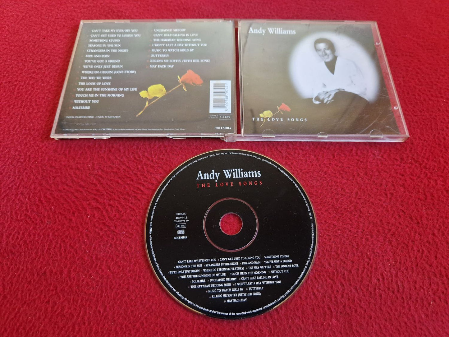 ANDY WILLIAMS THE LOVE SONGS CD