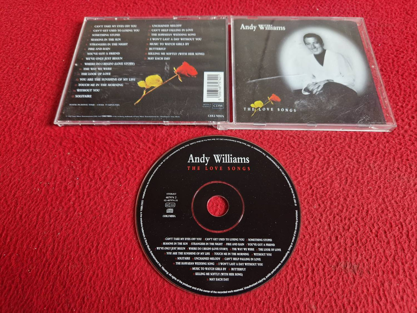 ANDY WILLIAMS THE LOVE SONGS CD