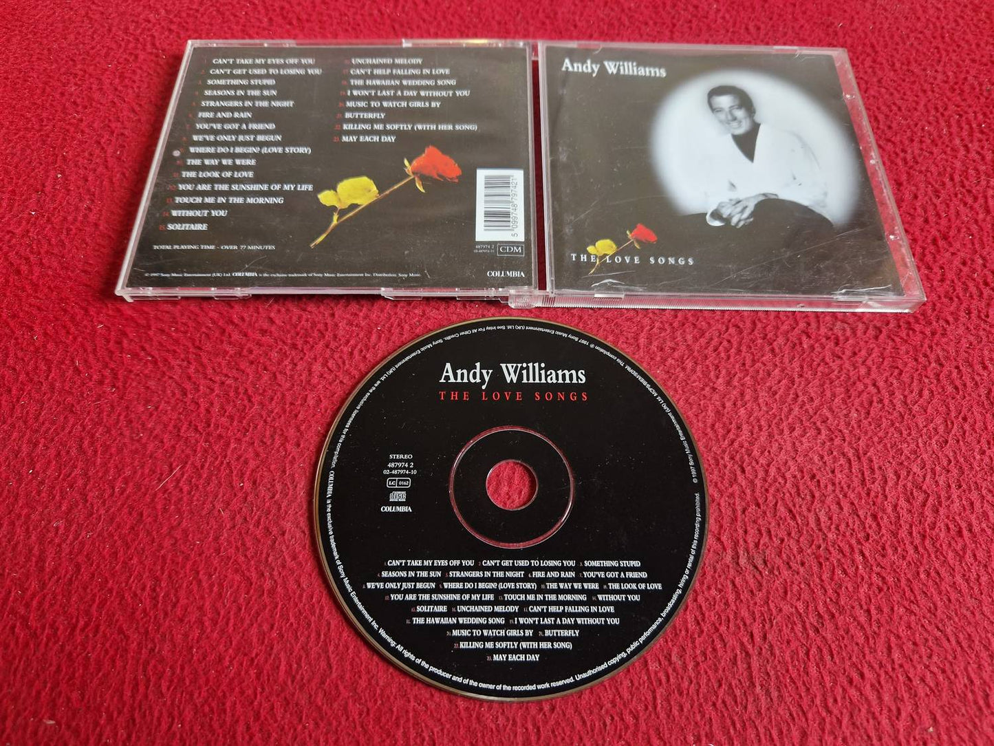 ANDY WILLIAMS THE LOVE SONGS CD