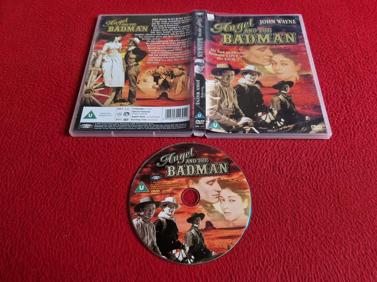 ANGEL AND THE BADMAN [ JOHN WAYNE ] DVD