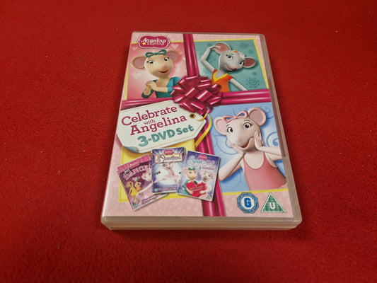 ANGELINA BALLERINA CELEBRATE WITH ANGELINA BOX till DVD