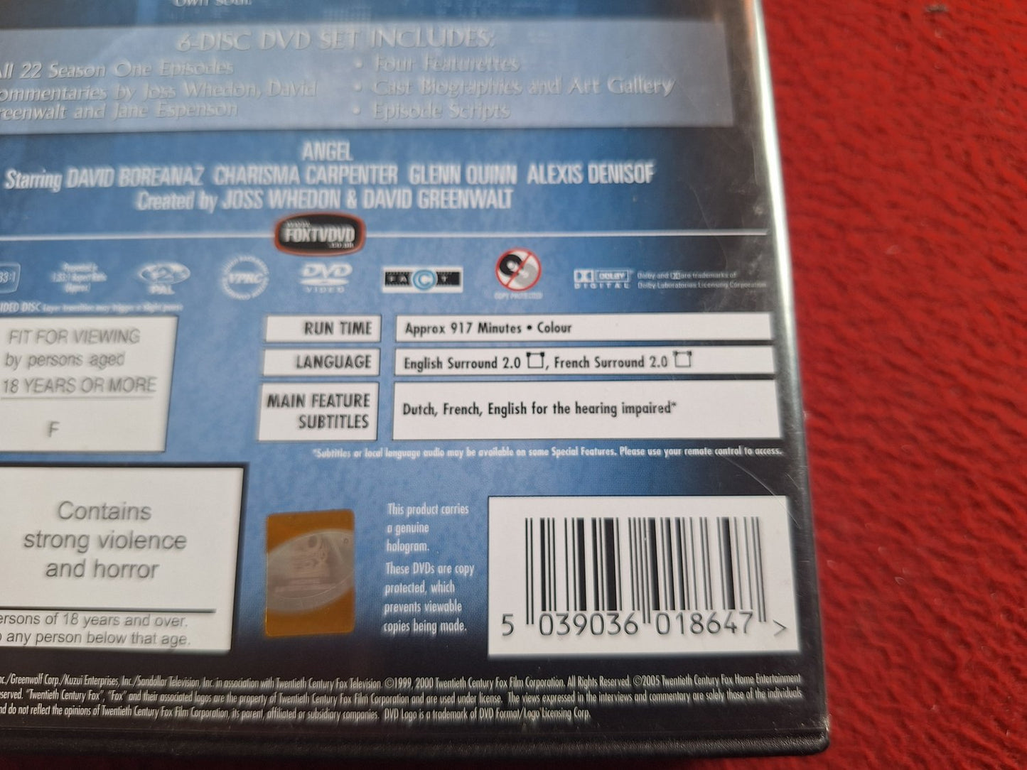 ANGEL SEASON 1 BOX DVD