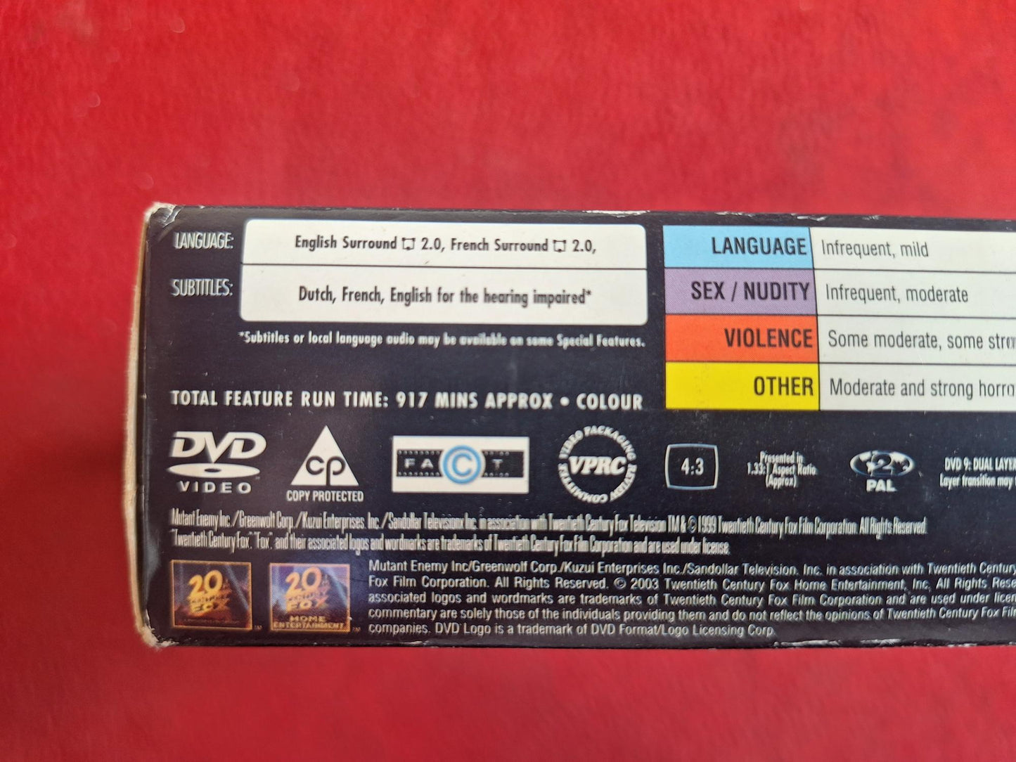 ANGEL SEASON 1 BOX DVD