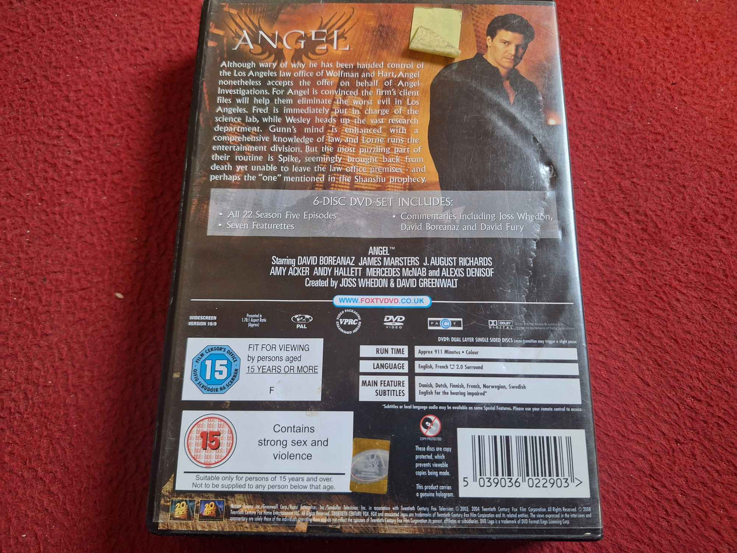 ANGEL SEASON 5 BOX DVD