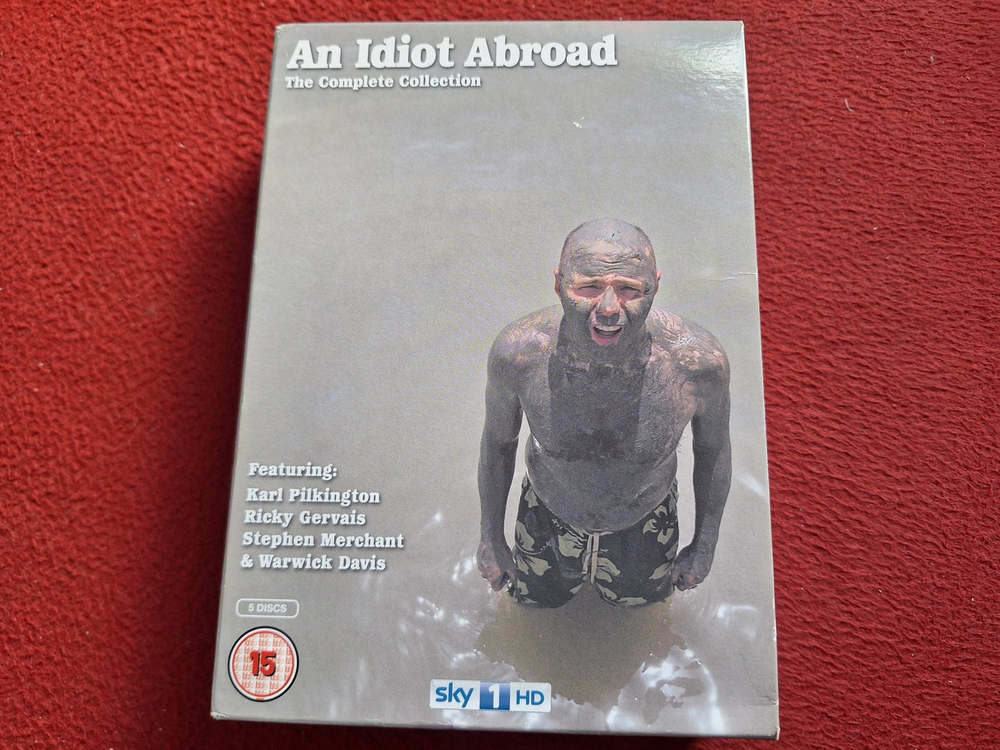 AN IDIOT ABROAD THE COMPLETE COLLECTION 1 - 3 BOX DVD