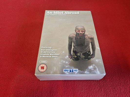 AN IDIOT ABROAD THE COMPLETE COLLECTION BOX till DVD