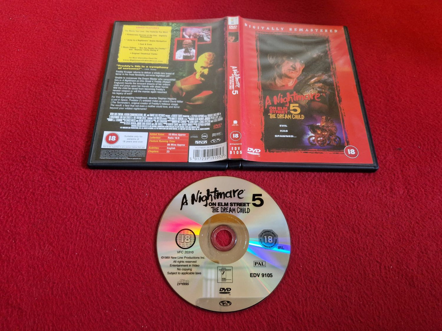 A NIGHTMARE ON ELM STREET 5 DVD