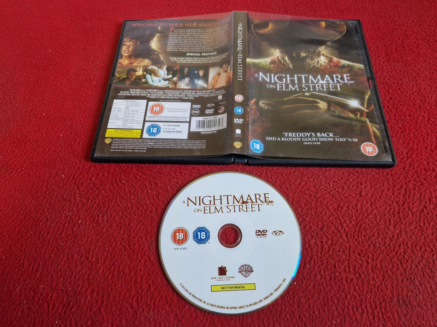 A NIGHTMARE ON ELM STREET DVD