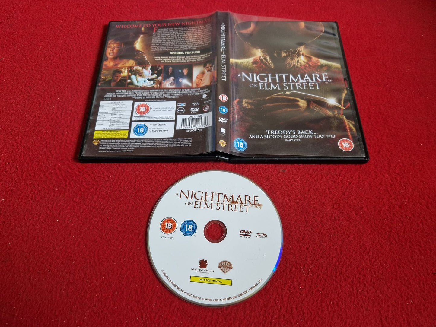 A NIGHTMARE ON ELM STREET DVD
