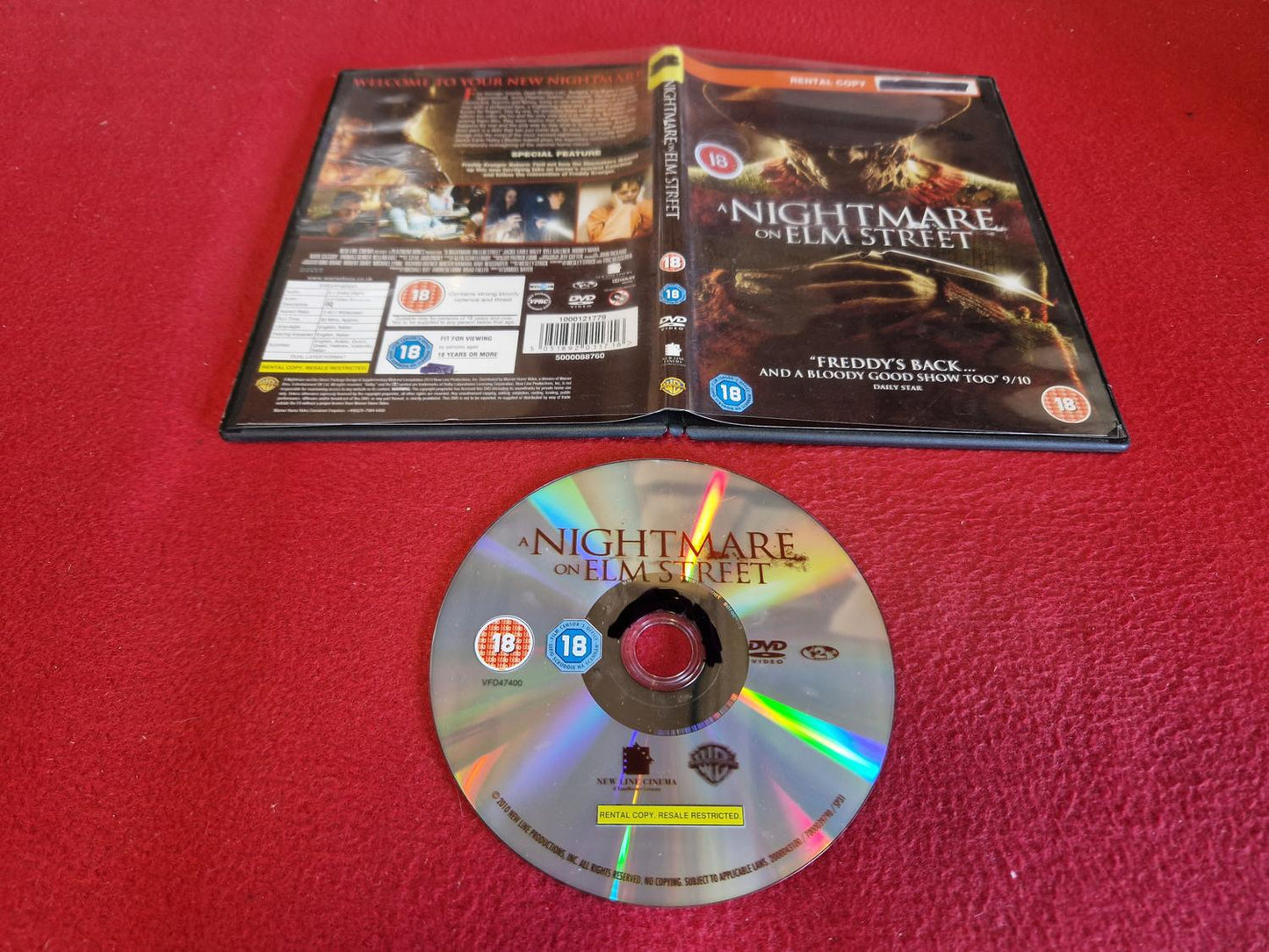 A NIGHTMARE ON ELM STREET till DVD
