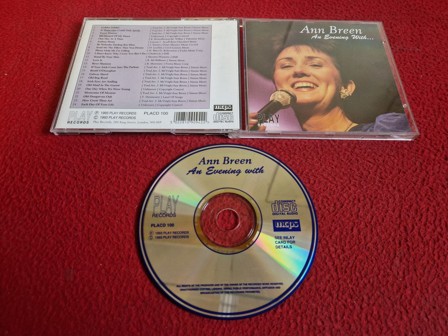 ANN BREEN AN EVENING WITH CD