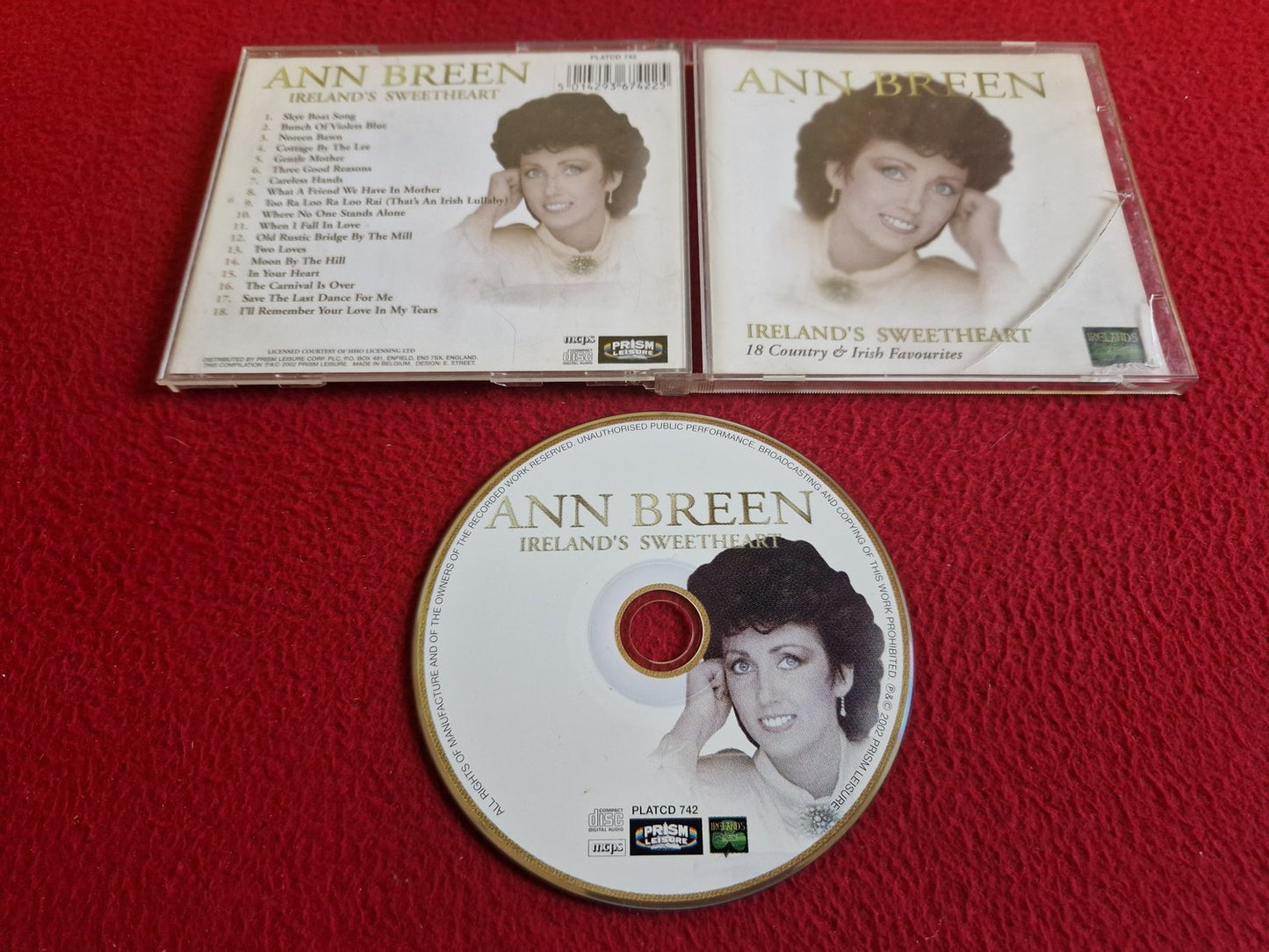 ANN BREEN IRELAND'S SWEETHEART CD