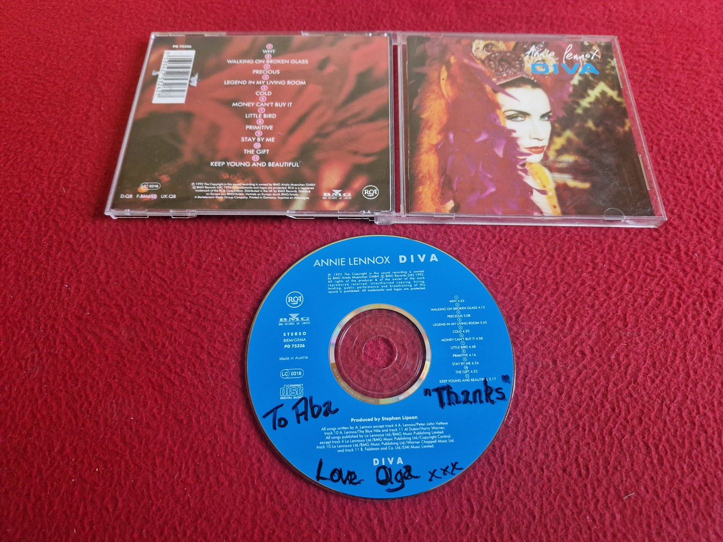 ANNIE LENNOX DIVA CD