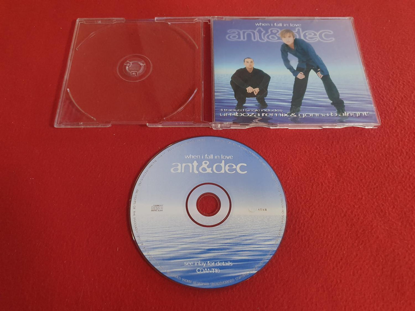 ANT & DEC WHEN I FALL IN LOVE SINGEL till CD