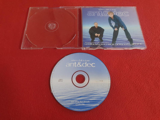 ANT & DEC WHEN I FALL IN LOVE SINGEL till CD