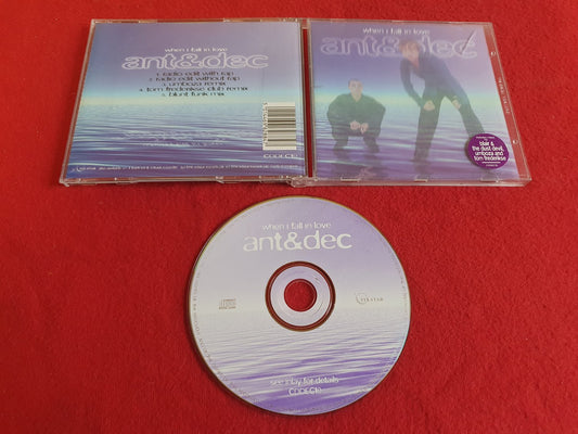 ANT & DEC WHEN I FALL IN LOVE till CD