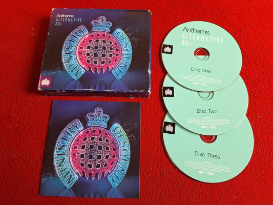 ANTHEMS ALTERNATIVE 80S MINISTRY OF SOUND CD BOX