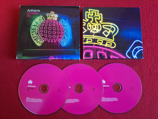 ANTHEMS ELECTRONIC 80S MINISTRY OF SOUND CD BOX