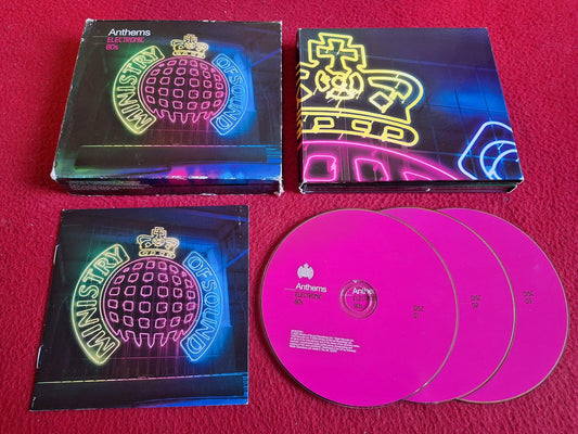 ANTHEMS ELECTRONIC 80S MINISTRY OF SOUND CD BOX