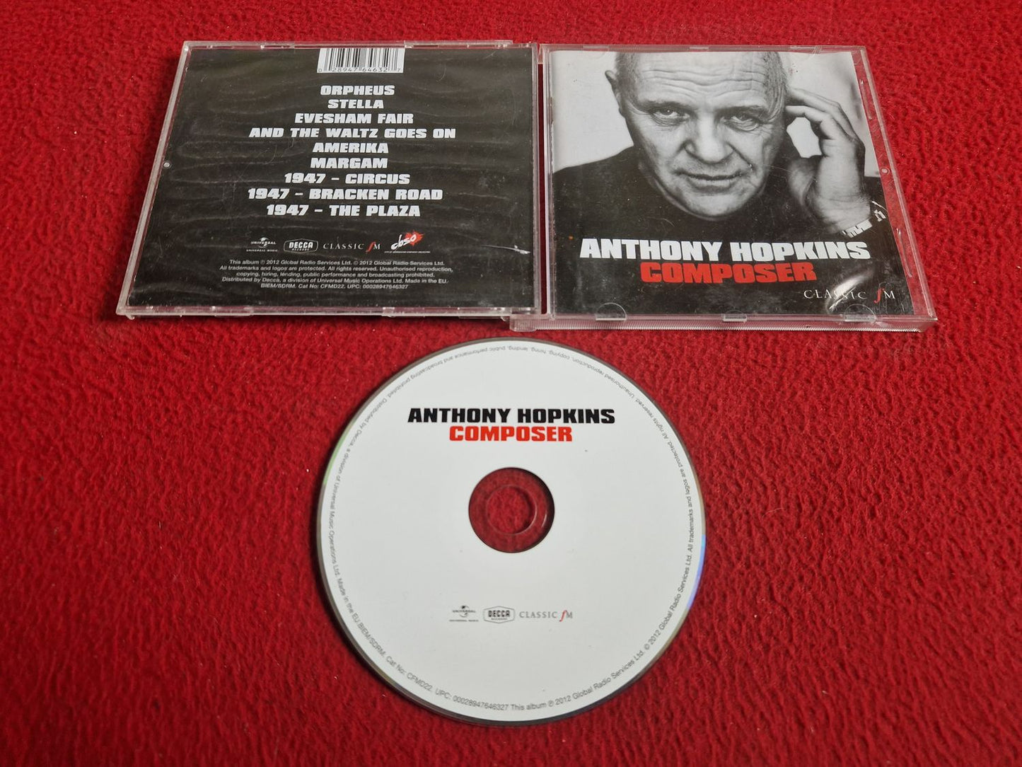 ANTHONY HOPKINS COMPOSER CD