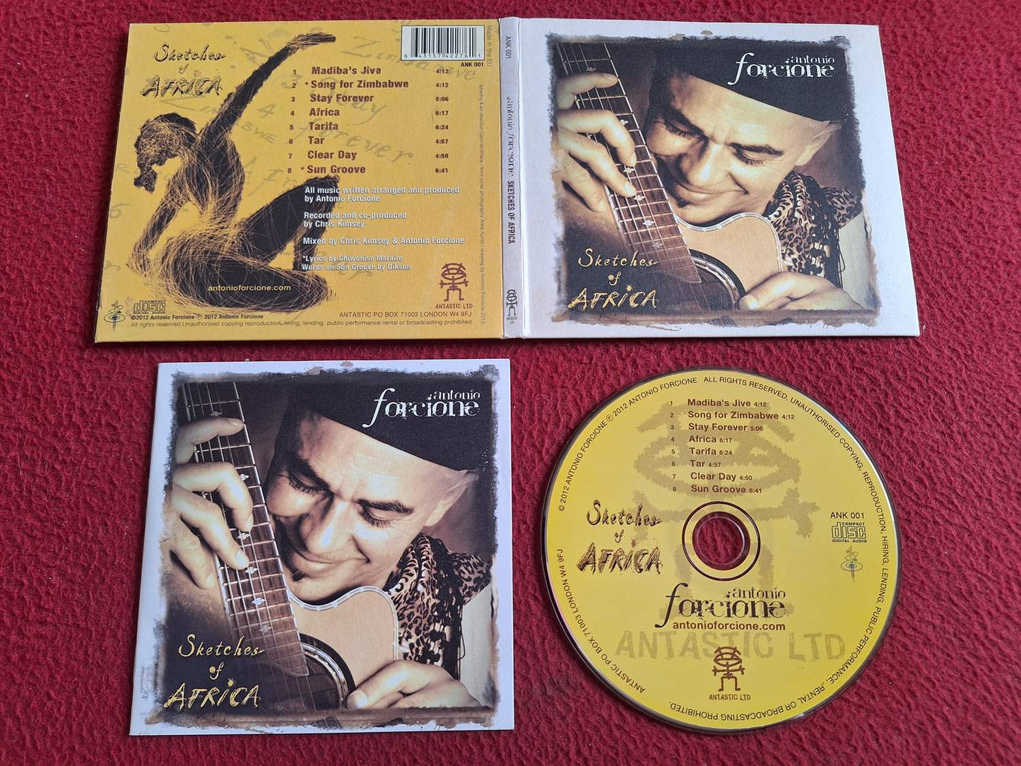 ANTONIO FORCIONE SKETCHES OF AFRICA CD