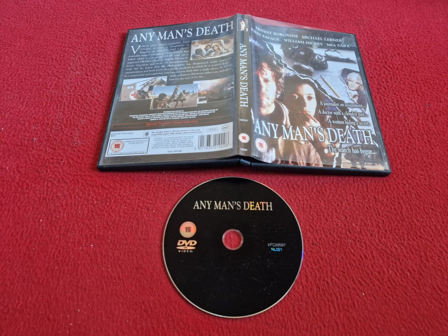 ANY MAN'S DEATH DVD