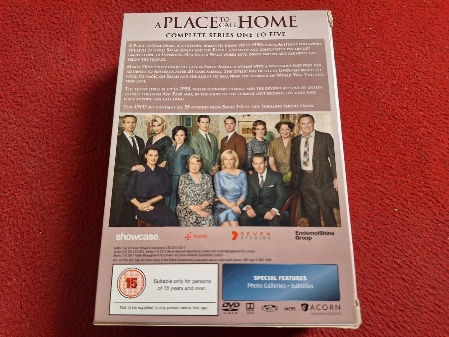A PLACE TO CALL HOME SERIES 1 - 5 BOX DVD